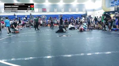 90 lbs Round 1 - Parker Stewart, West Wateree vs Addison Coker, KC Elite Training Center
