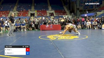 132 lbs Rnd Of 32 - Austin Keal, Kansas vs Kellyn March, South Dakota