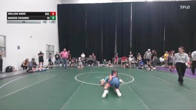 64 lbs Round 1 (4 Team) - Willow Kerr, Outlaws K-6 vs Mason Cramer, Kraken Black