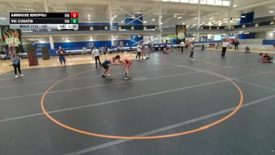 165 lbs 7th Place Match - Ambrose Ieropoli, Unattached vs Vic Cusatis, Unattached