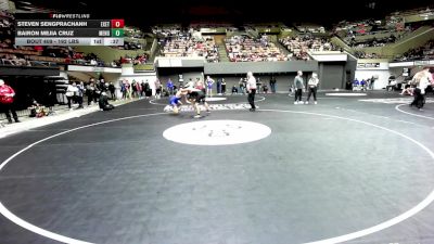 192 lbs Consi Of 16 #1 - Steven Sengprachanh, Exeter Union vs Bairon Mejia Cruz, Mendota