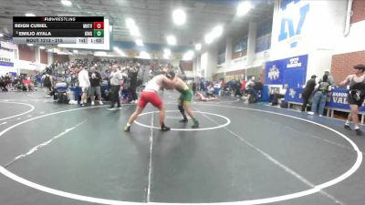 215 lbs Champ. Round 3 - Emilio Ayala, Kingsburg vs Reign Curiel, Mountain View (Mesa) High School
