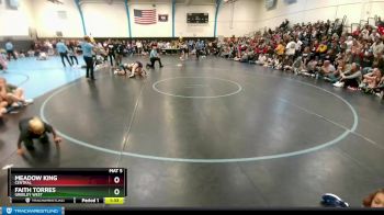 141-150 lbs Round 1 - Faith Torres, Greeley West vs Meadow King, Central