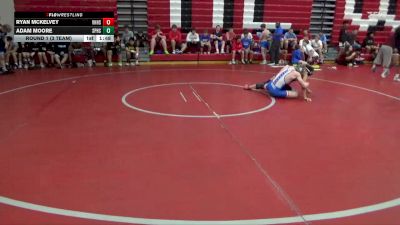 138 lbs Round 1 (3 Team) - Adam Moore, Spain Park Hs vs Ryan McKelvey, Vestavia Hills