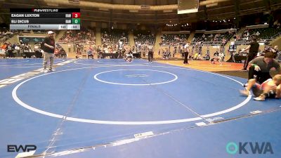 49 lbs Final - Eagan Luxton, Raw Wrestling Club vs Eli Dicus, Raw Wrestling Club
