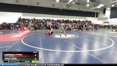 106 lbs Cons. Round 2 - Lawrence Littrell, Bishop Alemany vs Byron Lewis, Highland (Bakersfield)