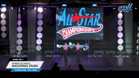 Power of Dance - Shooting Stars [2025 Mini - Pom - Small Day 1] 2025 ASCS Dance Grand Nationals & Cheer Showdown