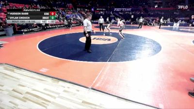 1A 150 lbs Champ. Round 1 - Hudson Babb, Gibson City (G.C.-Melvin-Sibley) vs Dylan Crouch, Dwight