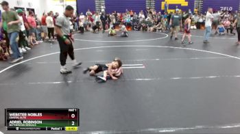 41 lbs Semifinal - Adriel Robinson, Blythewood Bengals vs Webster Nobles, Coastal Elite