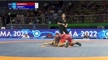 55 kg 1/8 Final - Kristiyan Milenkov, Bulgaria vs Ilian Ainaoui, France