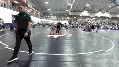 110 lbs Champ. Round 3 - Gabriele Tedesco, McKendree University vs Gracie Elliott, Texas Wesleyan