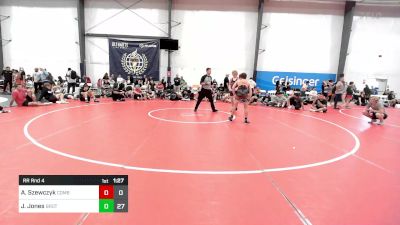 123 lbs Rr Rnd 4 - Aidan Szewczyk, Combat WC vs Justin Jones, Brothers Of WOW