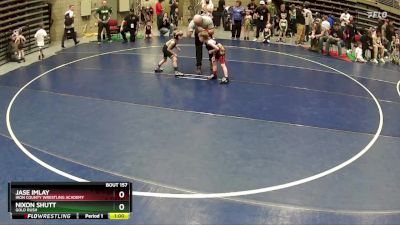 48 lbs Cons. Round 4 - Nixon Shutt, Gold Rush vs Jase Imlay, Iron County Wrestling Academy