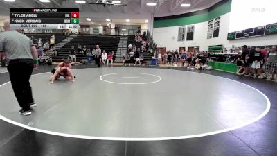 165 lbs 1st Place Match - Knox Verbais, Bethalto Civic Memorial vs Tyler Abell, BullTrained