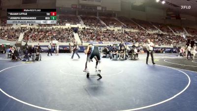 150-D3 5th Place Match - Elijah Little, Thunderbird High School vs Joseph Hernandez, Mica Mountain High School