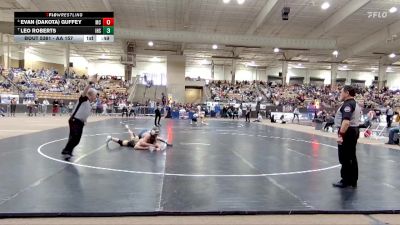 AA 157 lbs 5th Place Match - Leo Roberts, Independence High School vs Evan (Dakota) Guffey, McMinn Co. High School