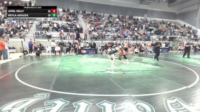U23 Women - 62 lbs 7th Place Match - April Kelly, SC vs Keyla Ajoleza, CA