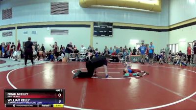 53 lbs Cons. Round 2 - Noah Neeley, Unattached vs William Kelly, Jennings County Wrestling Club