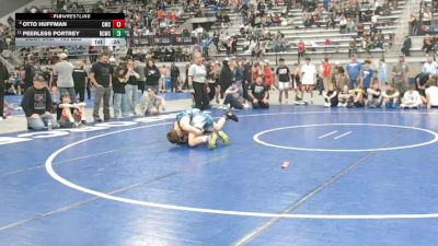 105 lbs Quarters - Otto Huffman, Cowboy Mat Club vs Peerless Portrey, Big Cat Wrestling Club