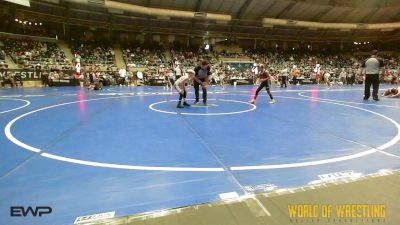 64 lbs Round Of 16 - Jeremiah Minikwu, Sebolt Wrestling Academy vs Jaxon Clayborn, South Central Punisher Wrestling Club