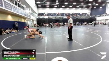 184 lbs Cons. Round 3 - Sulaiman Haidary, Sacramento City College vs Isaac Villalobos, Bakersfield College