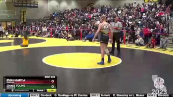 122 lbs Champ. Round 2 - Evian Garcia, Oakdale vs Chase Young, USA Gold