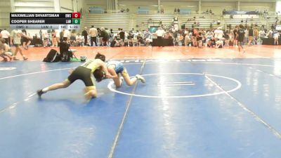 106 lbs Rr Rnd 1 - Maximillian Shvartsman, Doughboy Black - HSB vs Cooper Shearer, LAW Red - HSB