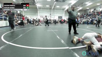 80 lbs Rr Rnd 1 - Colton Friddle, Rough Riders vs Kahler Gomez, Marlow Outlaws
