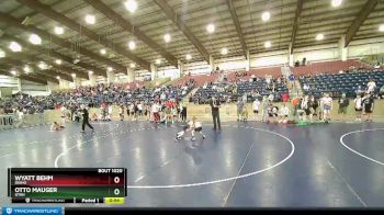 53 lbs Champ. Round 1 - Otto Mauger, Utah vs Wyatt Behm, Idaho