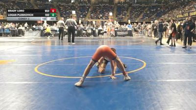 80 lbs Consy 3 - Brady Loro, West Chester Rustin vs Logan Pleskovich, Fort Cherry