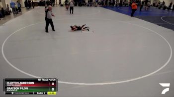 61C 1st Place Match - Grayson Pilon, Monticello vs Clayton Anderson, Fosston-Bagley