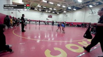 120 lbs Cons. Round 4 - Skyy Vollan, Hamilton Anza vs Olivia Gonzalez, Canyon View