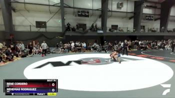 126 lbs Champ. Round 2 - Rene Cordero, CA vs Nehemias Rodriguez, WA