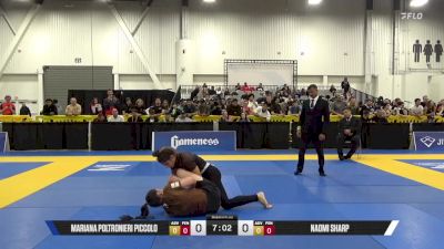 Naomi Sharp vs Mariana Poltronieri Piccolo 2025 World IBJJF Jiu-Jitsu No-Gi Championship