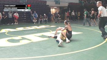132 lbs Consolation - Ayden Surratt, Boiling Springs vs Brayden Herman, Summerville