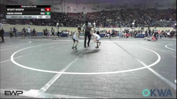 46 lbs Consolation - Wyatt Worth, Collinsville Cardinal Youth Wrestling vs Keon Ooton, Prodigy Elite Wrestling