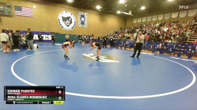 100 lbs Quarterfinal - Esmerie Puentes, Santa Maria vs Rosa Suarez-Rodriguez, Ernest Righetti