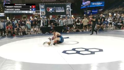 120 lbs Champ. Rd Of 64 - Bennett Ferraro, Pennsylvania vs Anthony Garza, California