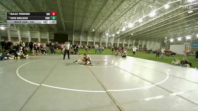 100 lbs Semifinal - Tate Nielson, Champions Wrestling Club vs Isaac Perkins, Sanderson Wrestling Academy