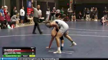 157 lbs Cons. Round 4 - Abraham Del Toro, Menlo vs 10 Aaron Gandara, Southern Oregon