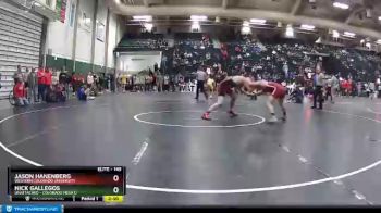 149 lbs Semifinal - Jason Hanenberg, Western Colorado University vs Nick Gallegos, Unattached - Colorado Mesa U