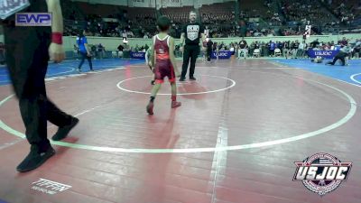 49 lbs Round Of 32 - Ashton Bell, Bison Takedown Club vs Ethan Taylor, Lexington Wrestling Club