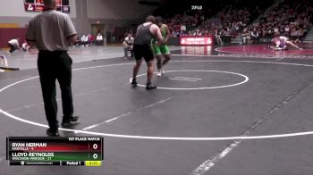 285 lbs Finals (2 Team) - Lloyd Reynolds, Wisconsin-Parkside vs Ryan Herman, Maryville