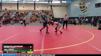 125 lbs Cons. Semi - Paul Garcia, University Of Sioux Falls vs Remington Bontreger, Wisconsin-La Crosse