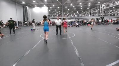 110 lbs Round 2 (6 Team) - Julia Horger, PA West Black vs Charlotte Catania, All I See Is Gold Academy
