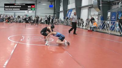 88 lbs Round 3 - 12:00pm Friday - Treyson Denning, NCWAY National Team vs Dako Stepanovich, Westshore D.S.
