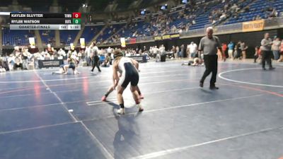 120 lbs Quarterfinal - Kaylen Sluyter, Towanda vs Rylee Watson, Butler