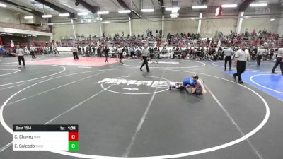 73 lbs Quarterfinal - Christopher Chavez, Mini Avengers Junior Wrestling vs Emilio Salcedo, Tucson Cyclones