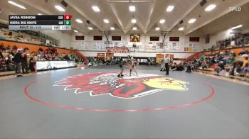 115 lbs Quarterfinal - Kiera Big Knife, Lander vs Jaysa Robison, Cody