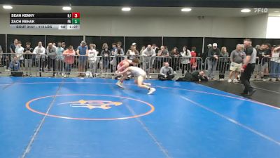 113 lbs Round Of 32 - Sean Kenny, NJ vs Zach Rehak, PA